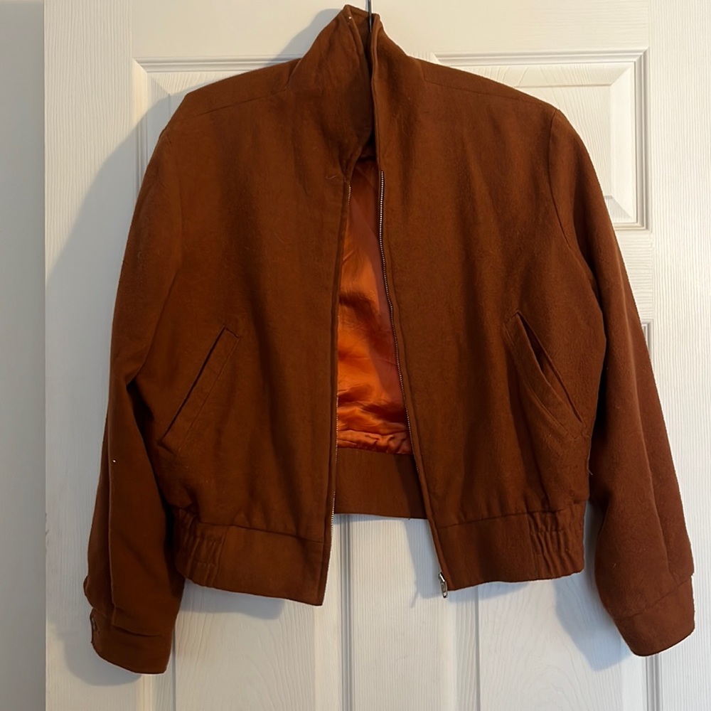 Vintage ESPRIT wool bomber style jacket